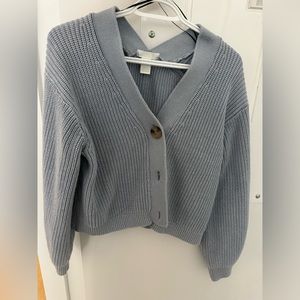H&M Blue Cardigan